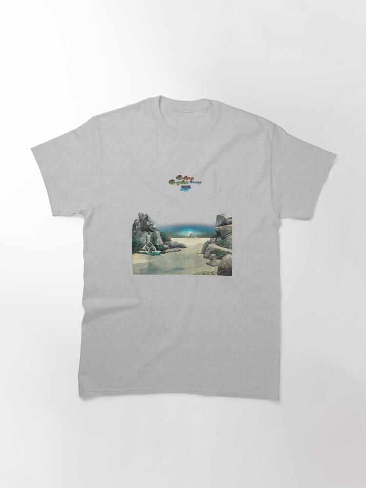 SÌ Sì Tales From Topographic Oceans Arte Vintage dell'Album Design Prog Rock Maglietta Classica