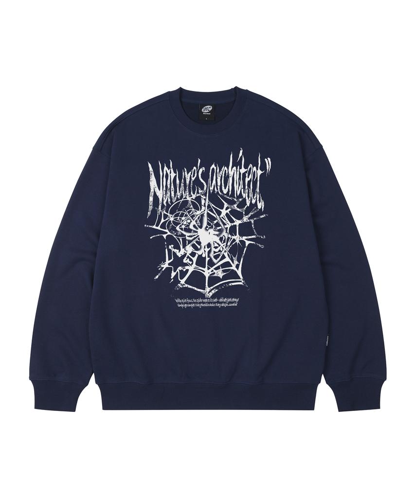 WILDROCK Spiderweb Oversized Sweatshirt_9 Col (A Type)