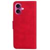 For iPhone 17 Case Solid Color Leather Wallet Phone Cover
