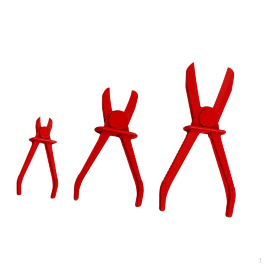 Clește de tăiere a țevilor 3 bucăți, clește de etanșare a țevilor de ulei, clește flexibil pentru linia furtunului de apă și combustibil