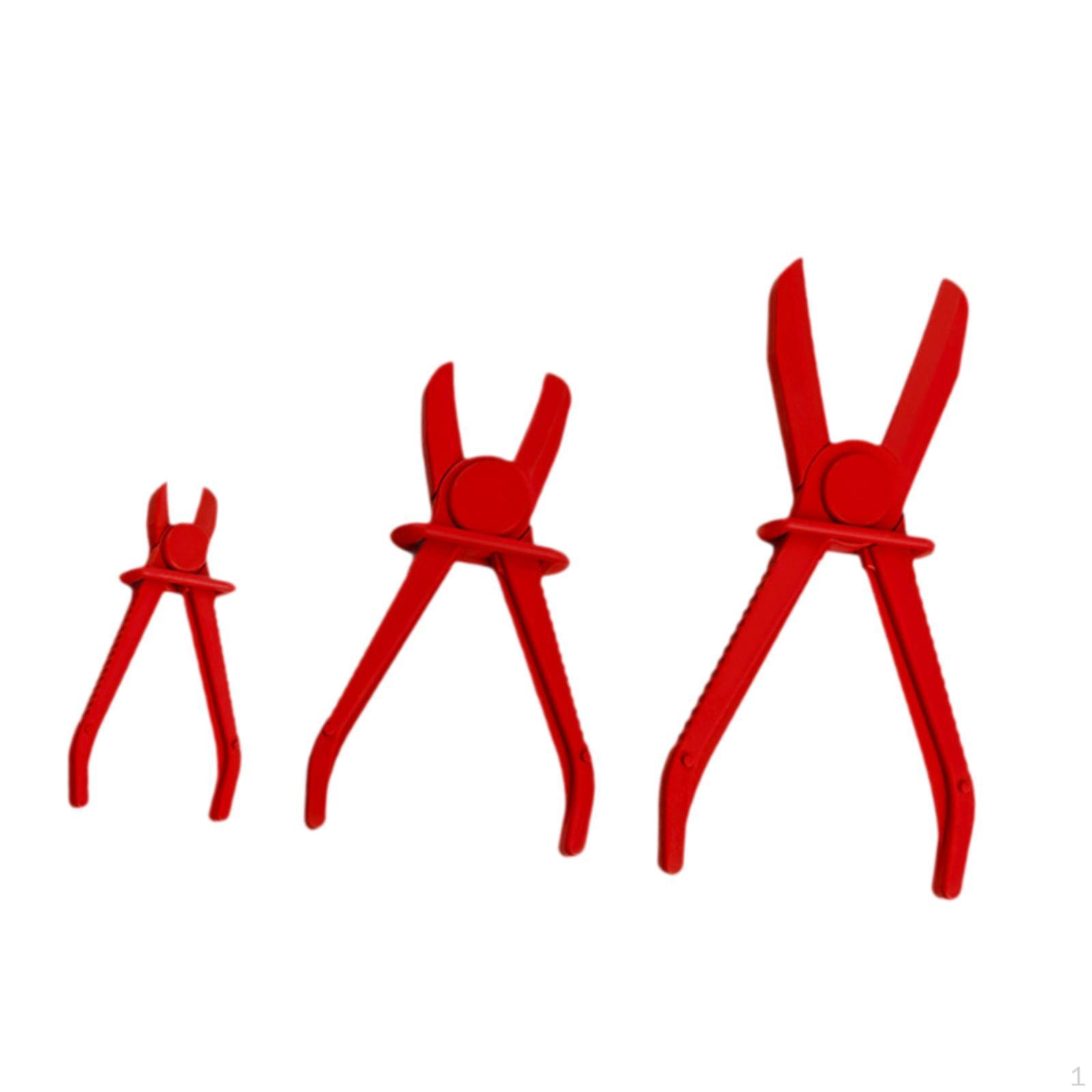 

3 шт. Плоскогубці для трубок, кліщі для ущільнення масляної труби, гнучкі плоскогубці для водяного паливного шланга