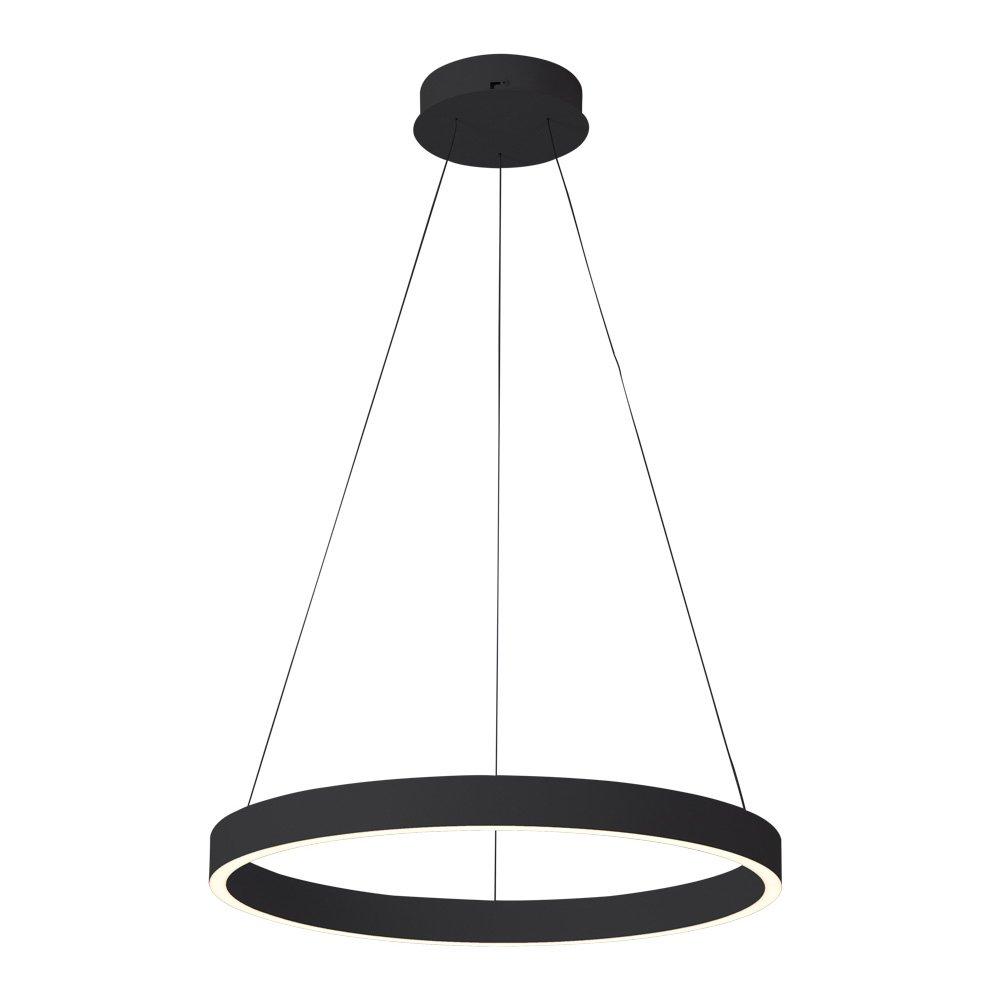 Lampa wisząca LED 40W BRASCO DOWN PND-56215-060RPC-BK-3KS4K-TRDIMM Italux