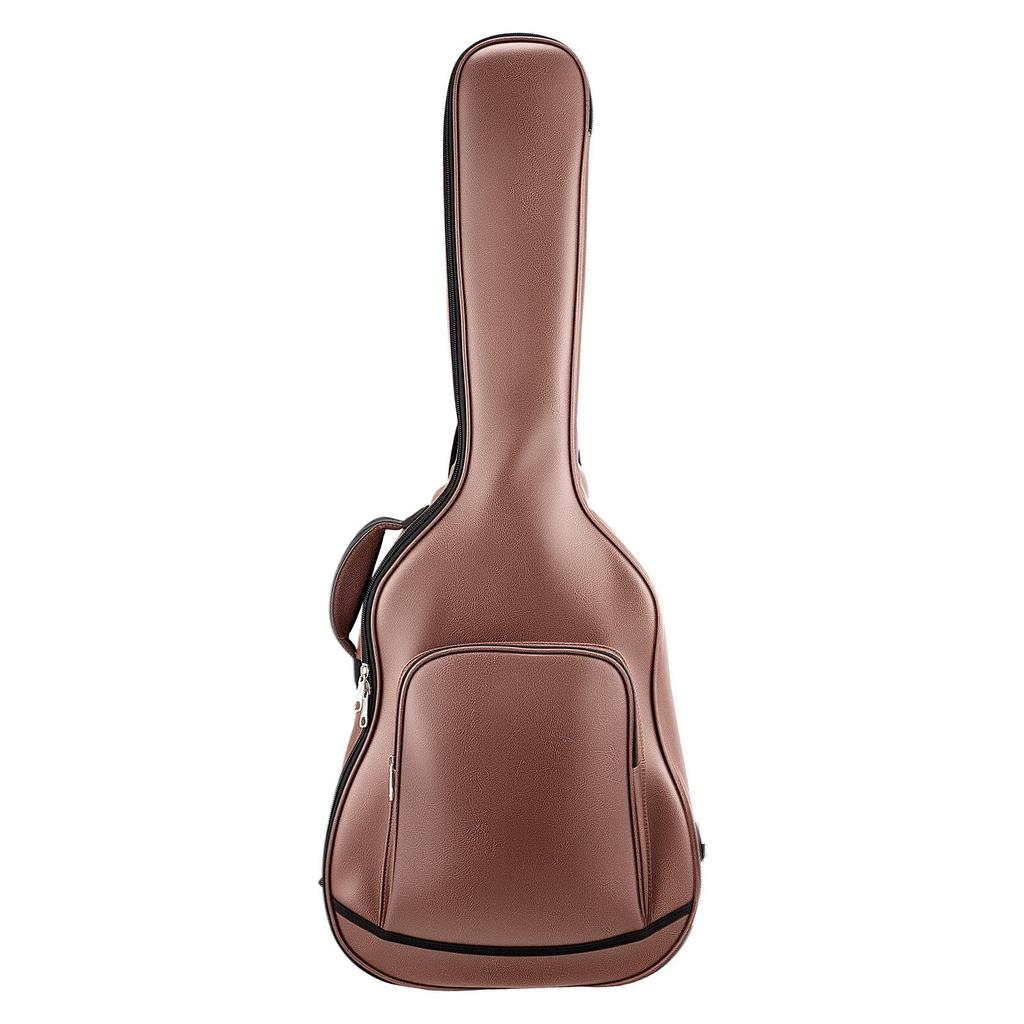 VEVOR Acoustic Guitar Case, 1195 MM, Hard-Shell Protective Travel Carrying Case with Accessory Compartment, Foam Padding, Portable Handle