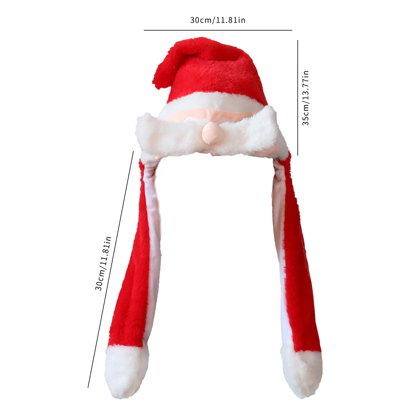 

Funny and moving cartoon airbag Snowman old man Christmas Holiday hat Christmas decorations Christmas Parties gifts One size fits all