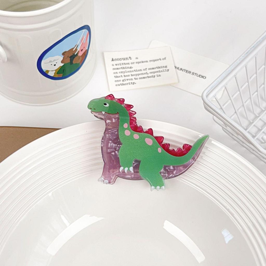 Dinosaur Lizard Shark Hair Clip - Cute Acrylic Accessory