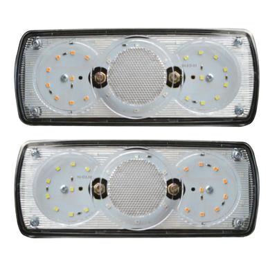 LKW LED Rücklichtleiste 12V Wasserdicht – Blinker Bremslicht Rückfahrlicht Fahrlicht für Anhänger Pickup Wohnmobil Boot UTV