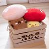 Cute Mushroom Plush Toy Stuffed Animal Doll Pillow Hanging Pendant 32cm Soft Pp Cotton Short Plush Waterfowl Duck Cat Design