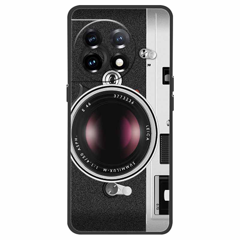 Für OnePlus 11 Hülle OnePlus11 5G Stoßfest Weiches Silikon TPU Rückseite für OnePlus 11 One Plus 11 5G Handyhüllen Niedliche Katze Wolf