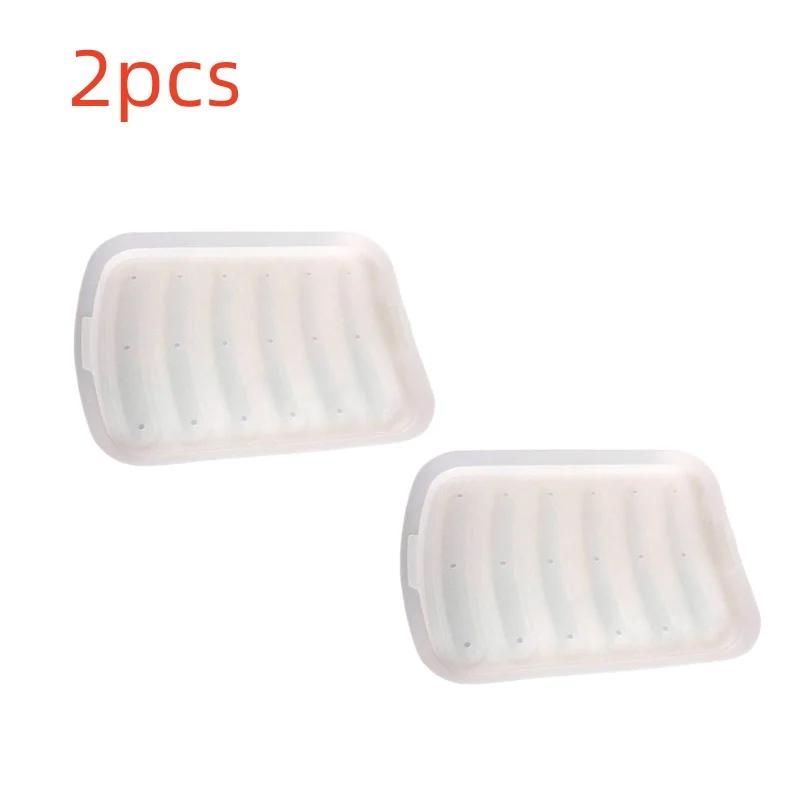 Silicone Sausage Mould  Home Ham Hot Dog Making Tray Household Cake Baking Molds with Lid Kit Tools