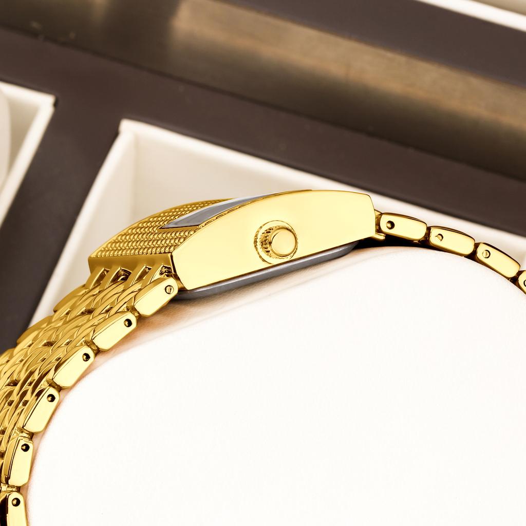 Luxury Square Women'S Watch, Roman Scale Women'S Watch British Watch, Light Luxury Business Women'S Watch
