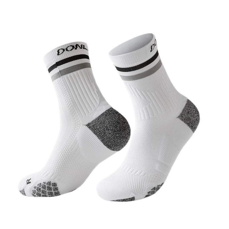 Mid-Calf Thickened Towel Bottom Sports Socks for Marathon, Basketball, Hiking & Mountaineering