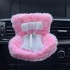 Car Seat for Plush Dolls Car Safety Seat for Dolls Automotive Toy Display Decor with Air Vents Clip for RV Automobile Sedan