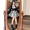 Gotisch Lolita Lang Gotisch Cosplay Schule Alltag Herbst Foto [SDSXZWG] Damenkleid, Spitze, Ärmel, A-Linie, Lolita, Mode, Massenware,