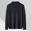 FAPAI Men's Cashmere Lambswool Blend Polo Neck Sweater