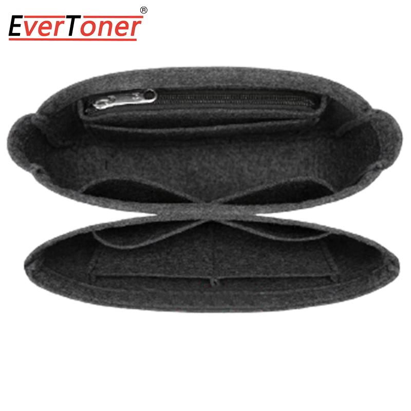 EverToner Filz-Einsatztasche Passt für POCHETTE MÉTIS Tasche Aufbewahrung Kosmetik Tragbar Reise-Einsatz-Organizer Filz Make-up-Tasche