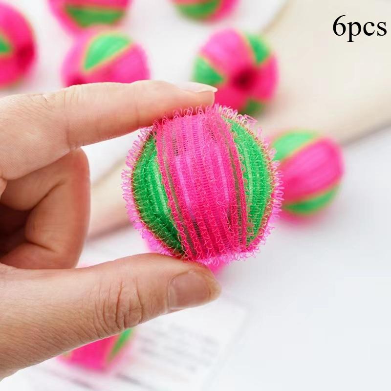 6pcs Hair Lint Fluff Grabbing Laundry Washing Wash Ball Lint Grabbing Wash Ball