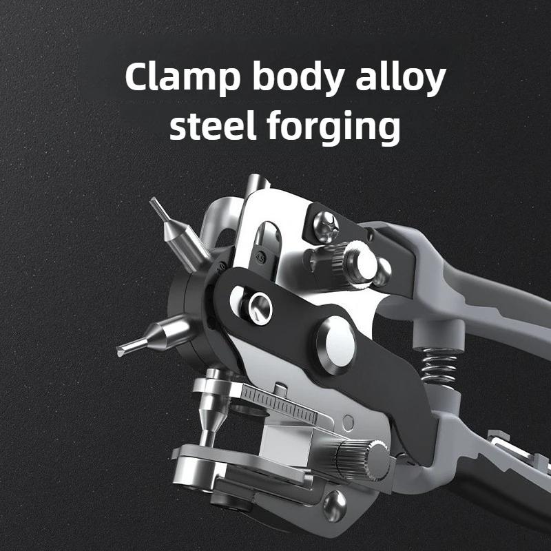 Multi-function Punching Pliers Household Hole Punching Machine Professional Puncher Pliers Belts Watch Straps Holes Puncher