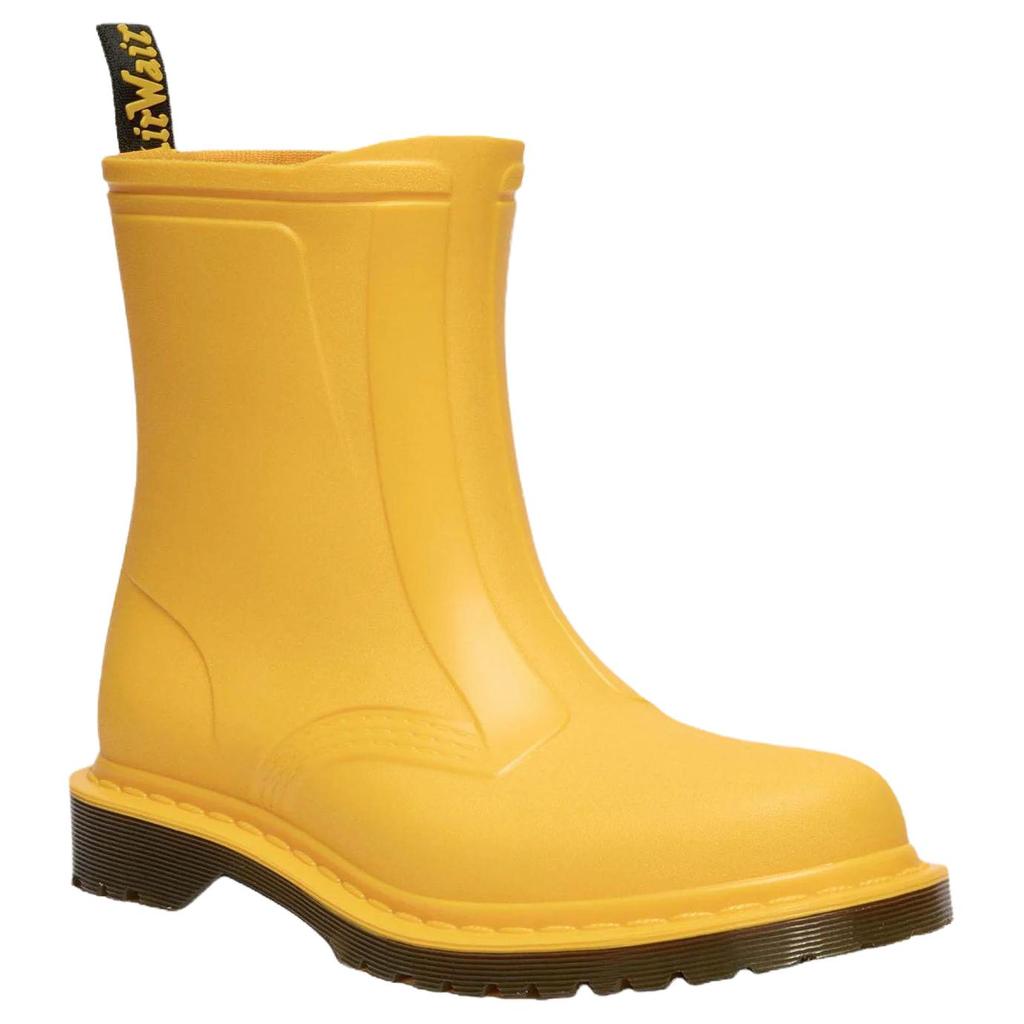 Dr. Martens 1460 PVC Waterproof Slip-On Comfortable Rain Boots Unisex Boots Yellow 41250700