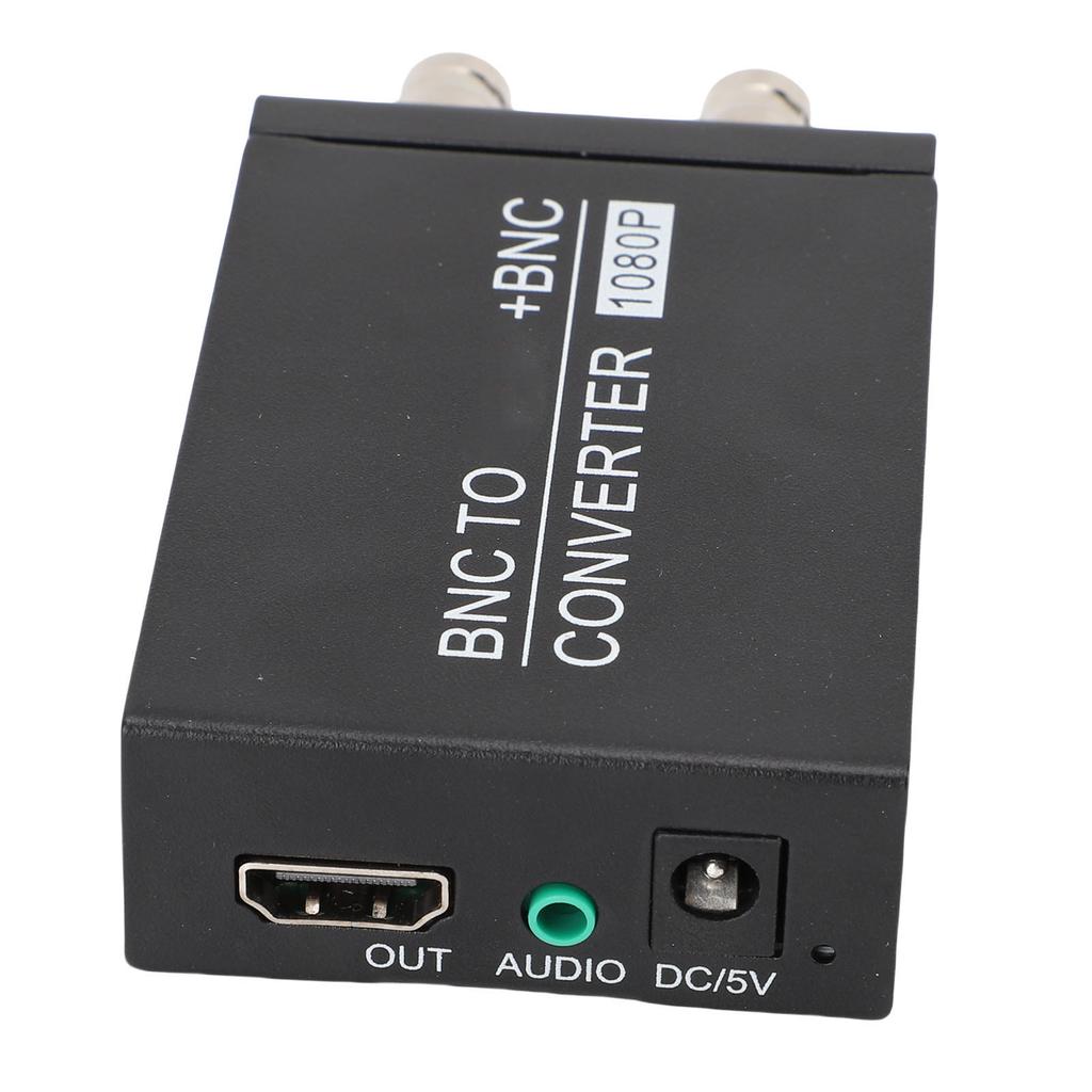 BNC to HD Multimedia Interface Converter Supports 1080P Resolution BNC to HD Video Sound Converter for Camera Projector