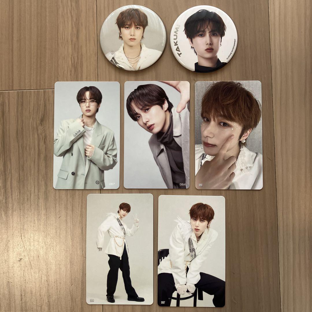 

[USED] INI Takumi Ozaki Can Badge Trading Card