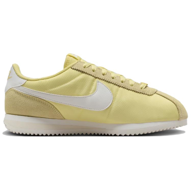 Nike Cortez TXT Soft Yellow Coconut Milk Sail (Womens) Women Sneakers HJ3845-799