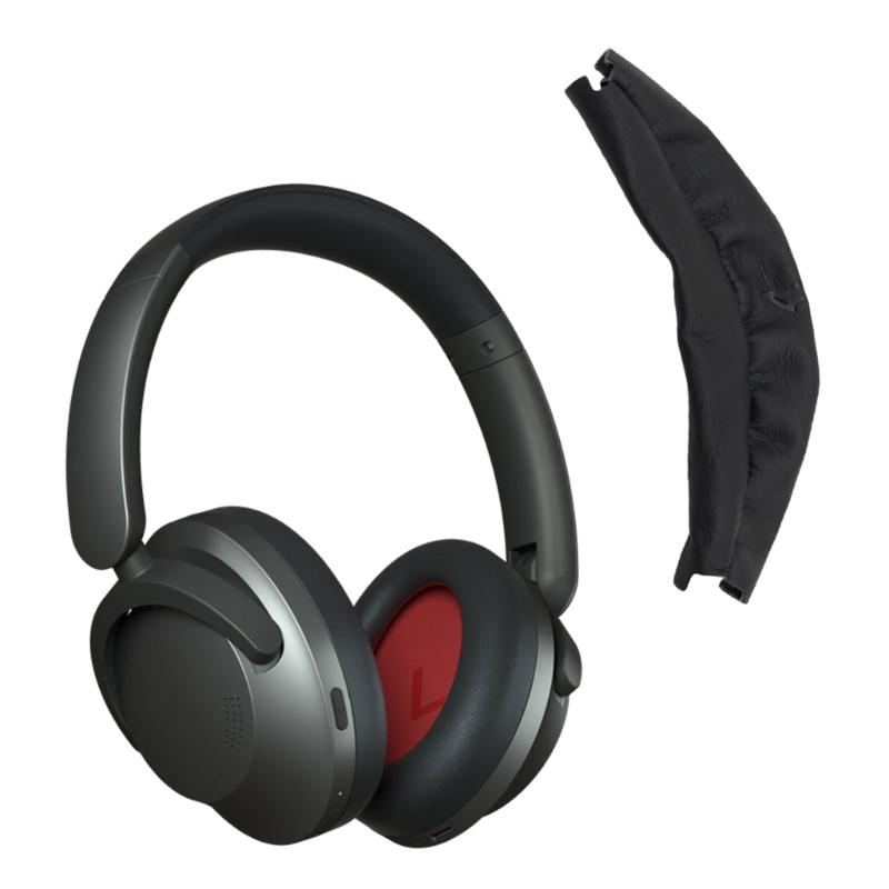 Soft Protein Leather Ear Pad Headband Replacement Set For 1 MORE HC905 SonoFlow Headphones