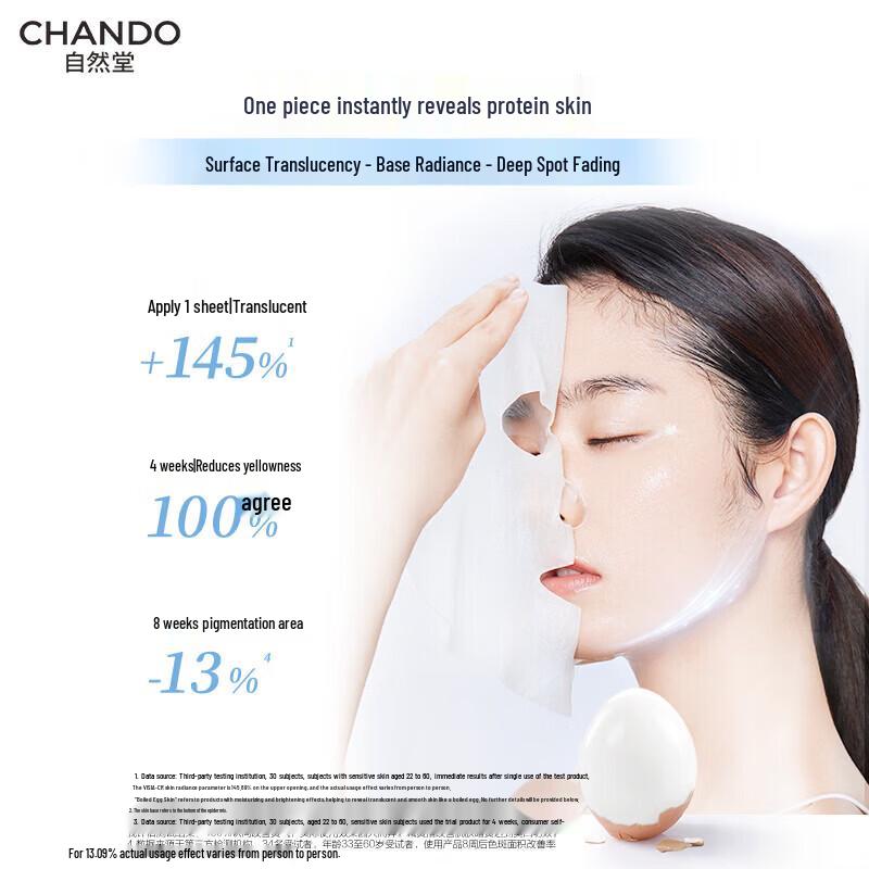 CHANDO Niacinamid Aufhellende Ampullenmaske