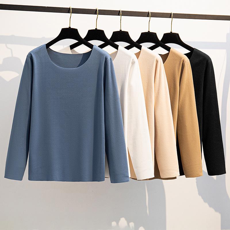 Round Neck Plus Size Top 5366 XL чёрный