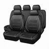 Car Pu Universal Seat Leather Cover With Diamond Quilting Design