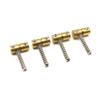 Set of 2 Long and 2 Short Electric Bass Guitar Bridge Saddle Mounting Screw Fixed String Saddle Guitar Accessories
