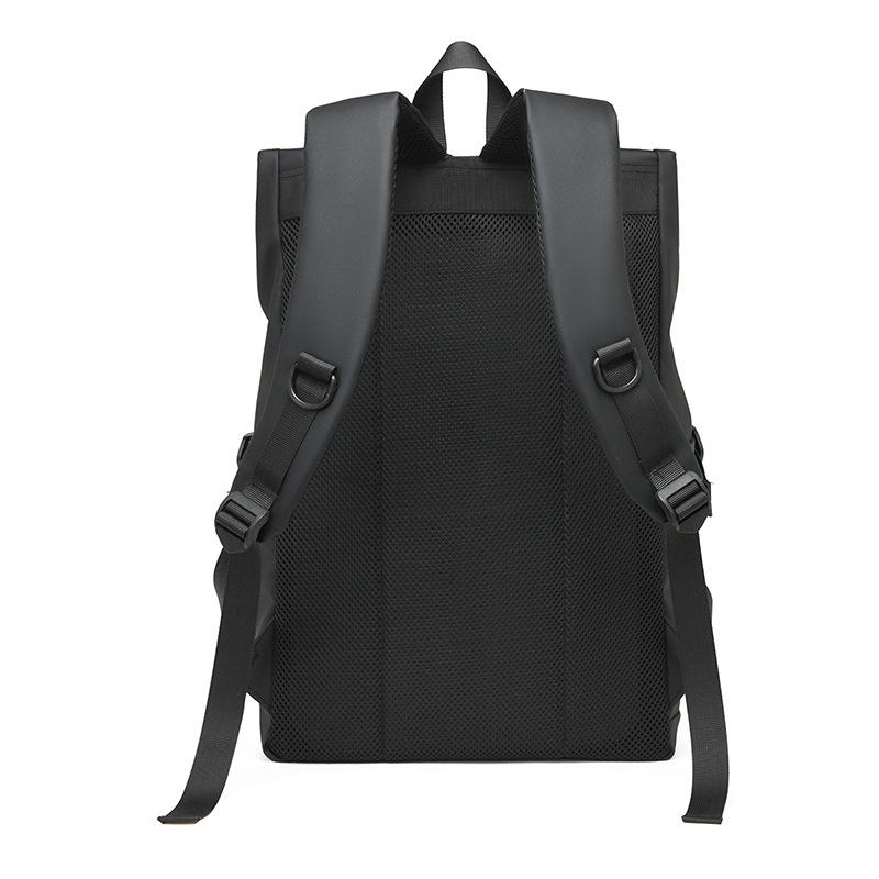 Men's Large-capacity Rolled-up Backpack, Outdoor Casual Travel Bag, Shoulder Bag