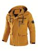 Spring Autumn Men's Windbreaker Hooded Jacket Men's Waterproof Outdoor Sports Soft Shell Coats Clothing Men Hiking Mountain  Jackets