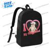 I Love My Girlfriend Nessa Barrett Laptop Backpack Women Men Casual Bookbag For School College Students Bag