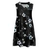 Women's Casual Fashion Breathable V-neck Vest With Pockets Floral Holiday Dress