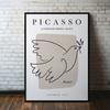 Plakat pablo picasso gołąb