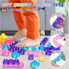 New Squishy Jelly Building Blocks Soft Stretchy Sensory Toys For Kids Teens Perfect For Party Playroom Table Decoration