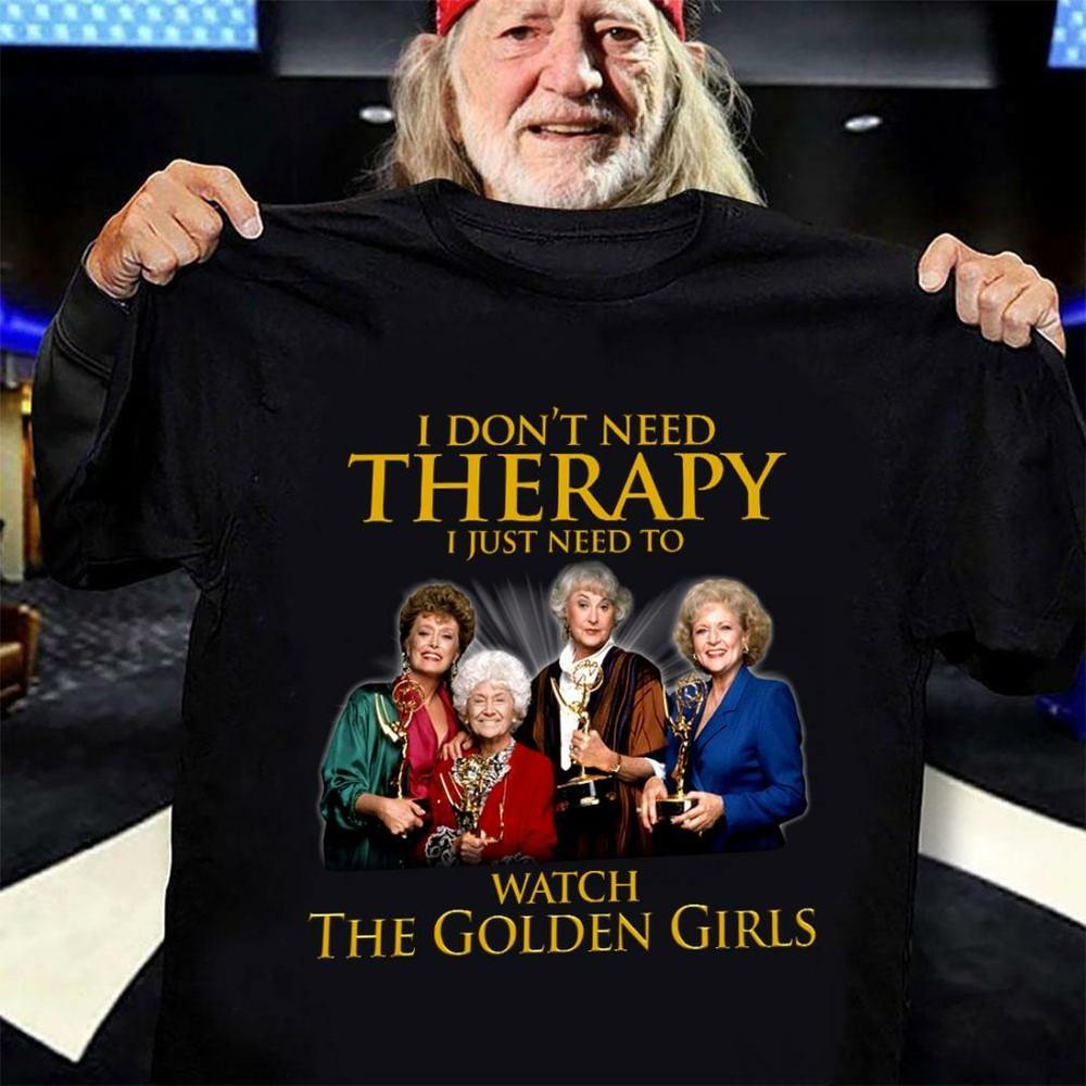 Golden Girls Signature For Fans Heavy Cotton Black All Size Unisex Shirt Unisex T-Shirt S