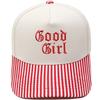 Good Girl Truck Driver Hat Embroidery Vintage Leopard Print Color Matching Baseball Cap European and American Men's Casual