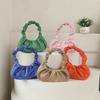 New Korean Style Shoulder Dumpling Bag, French Style Bag, Fashionable Cloud Bag, Pleated Handbag for Women