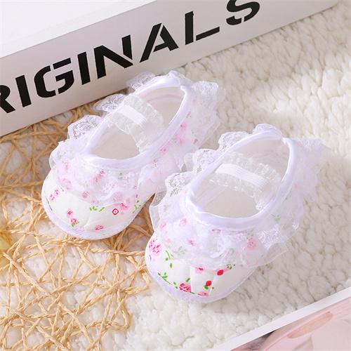 Buciki dziecięce z kokardką dla dziewczynek Modne dziecięce pierwsze chodziki Noworodkowe buciki Letnie wiosenne niemowlęce dziewczęce buciki