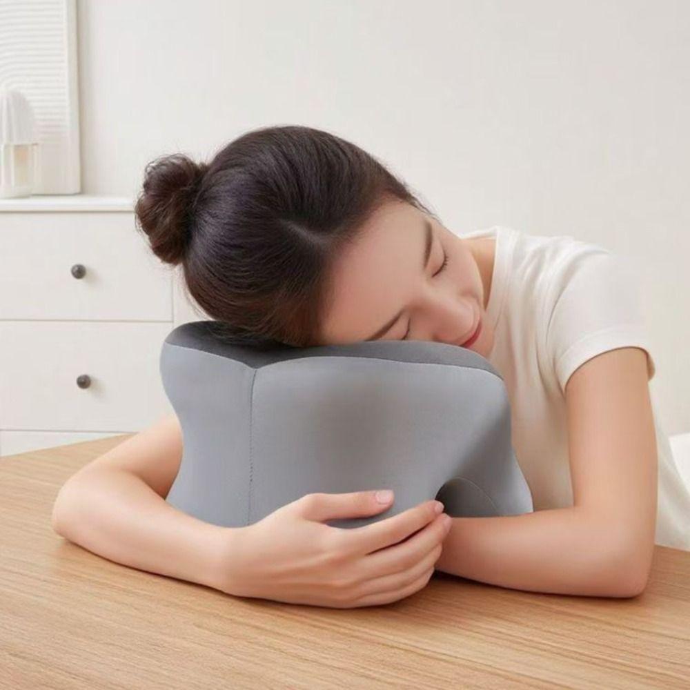 Skin-friendly Students U Shape Nap Pillow Ergonomic Desk Sleep Head Support  Adults