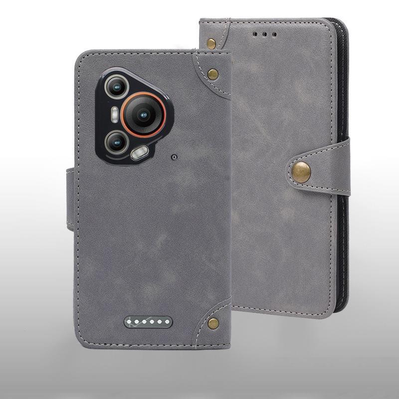 For Blackview BL7000 Case Metal Buckle Retro Leather Back Case Cover For Blackview BL7000 Phone Accessories