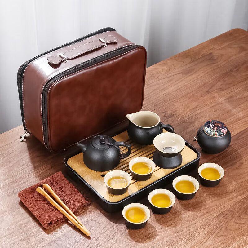 Qiu Qiao Portable Silver Kung Fu Tea Set