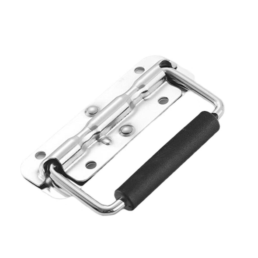 Pack Of 5 Spring Loaded Folding Handles Folding Handles with Spring Compact Designs Handle for Storage Boxes & Toolboxes
