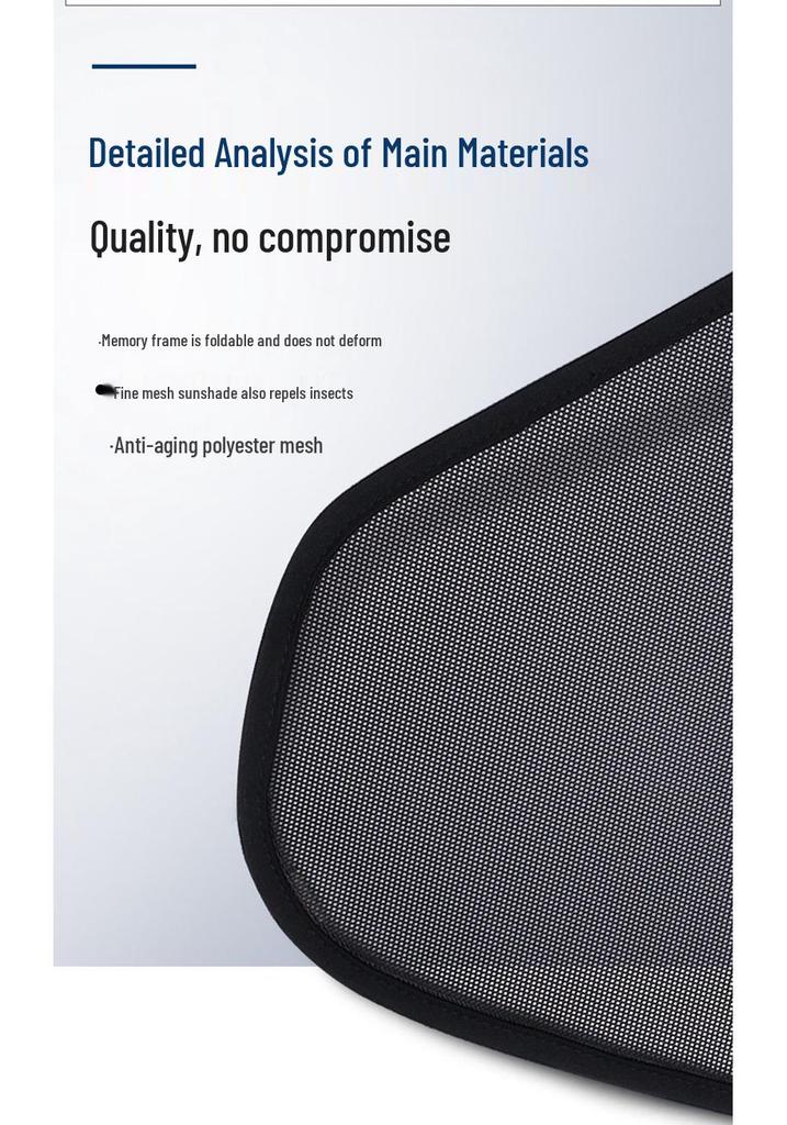 Lantu Dreamer Magnetic Car Window Sunshade Mesh Curtain