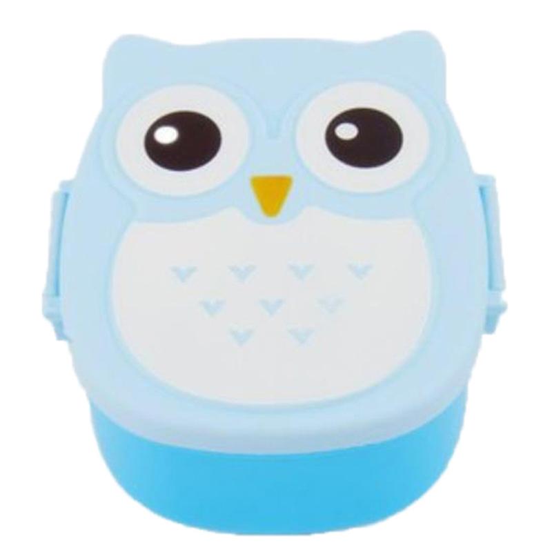 

Мультфильм Сова Форма Bento Box Портативный Контейнер Для Пищевых Продуктов С Ложкой Для Уличного Использования