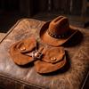 Dress-Up Puppy Vest Set Retro Pet Outfits Funny Dog Cowboy Costumes  Cat