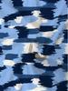 Printed Design – Non-Textured Men's Golf Polo Shirt with Blue Abstract Pattern, Made of Fiber, Is Perfect for Casual Activities, Work Attire, or