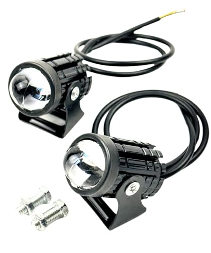 

HTharros Мотоциклетная противотуманная фара Светодиодная лампа Универсальная 12 Вт Рабочий свет Желтый Белый Переключаемый 12 В 24 В Совместимый Высокая яркость Водонепроницаемый Комплект из 2 штук