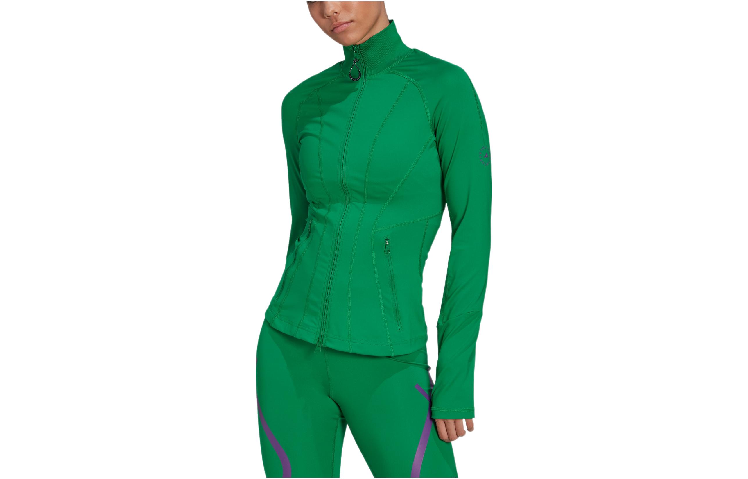 Adidas Jackets Women s Green Turtleneck Moderate Other HI6154 S